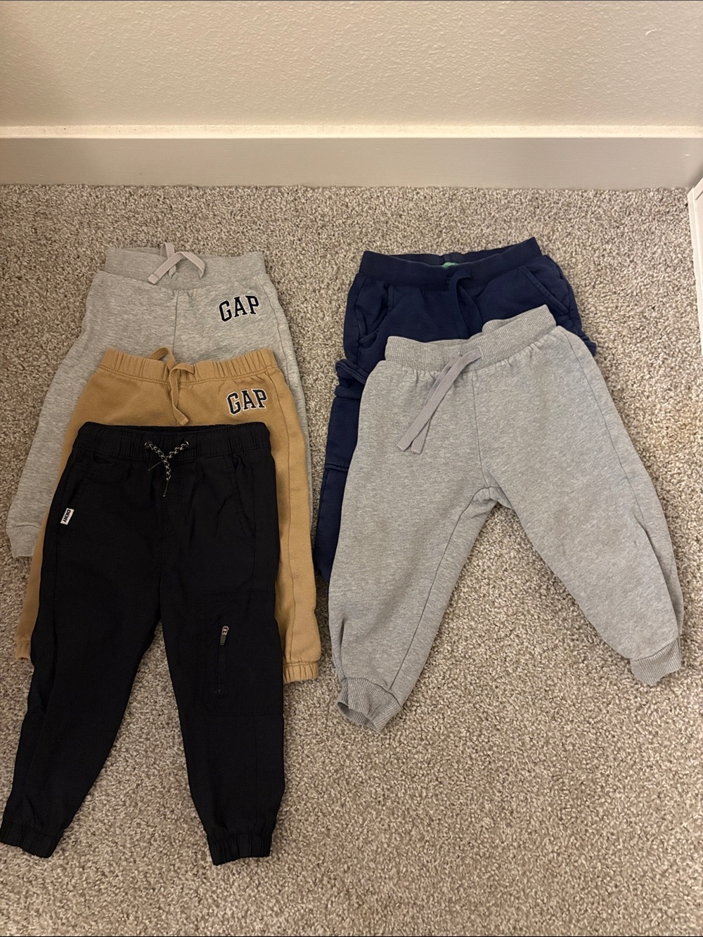 Kids Multi-Color Jogger bundle. Size 18-24 Months